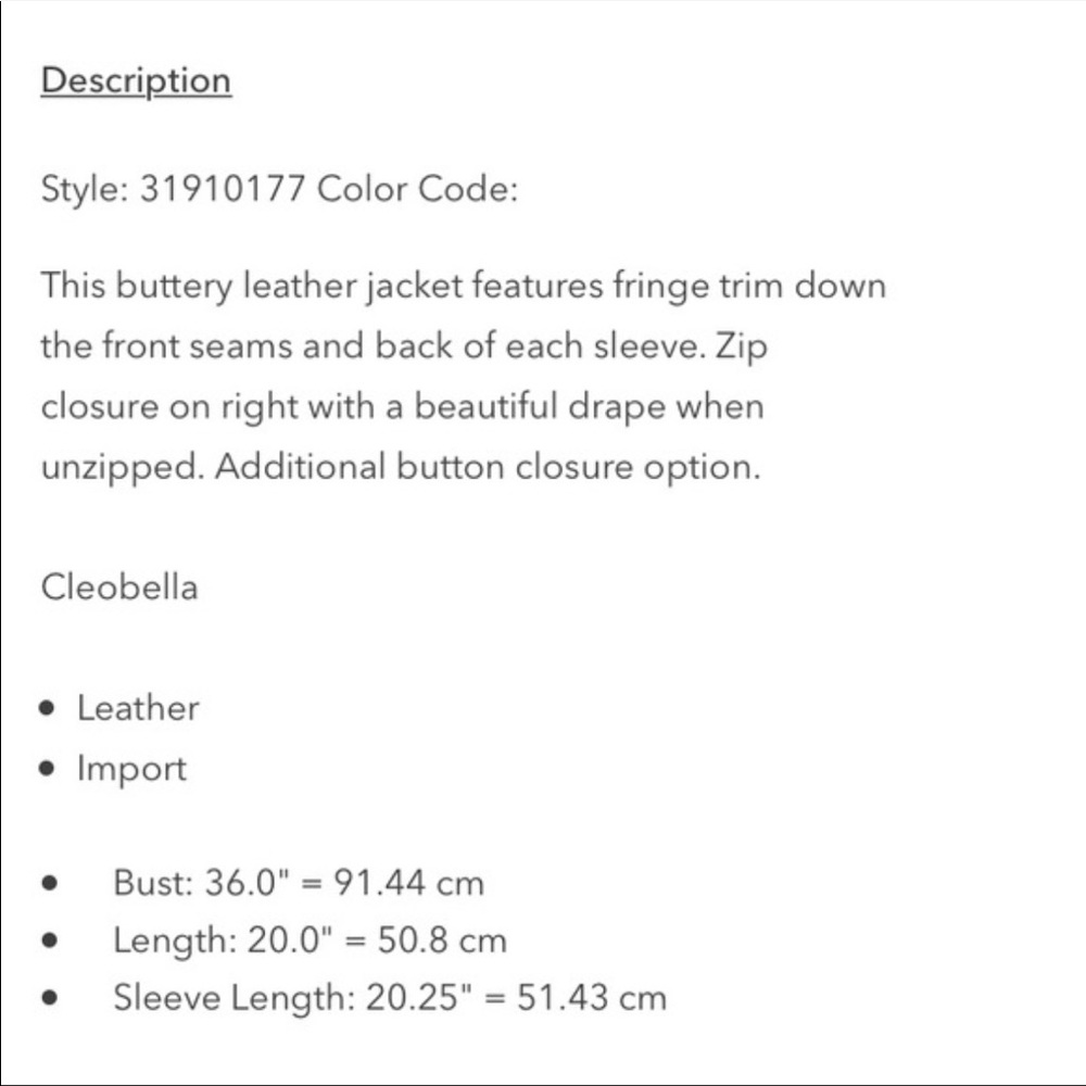 Cleobella Everly Leather Fringe Jacket - Picture 7 of 9